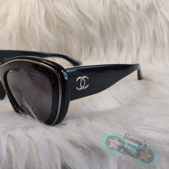 Chanel Polarized Shield Sunglasses 😎 CH5397 ❤️❤️ - Picture 4 of 7